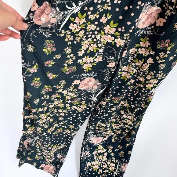 Band of Gypsies Floral Wide Leg Jumpsuit Size Small - Picture 4 of 10